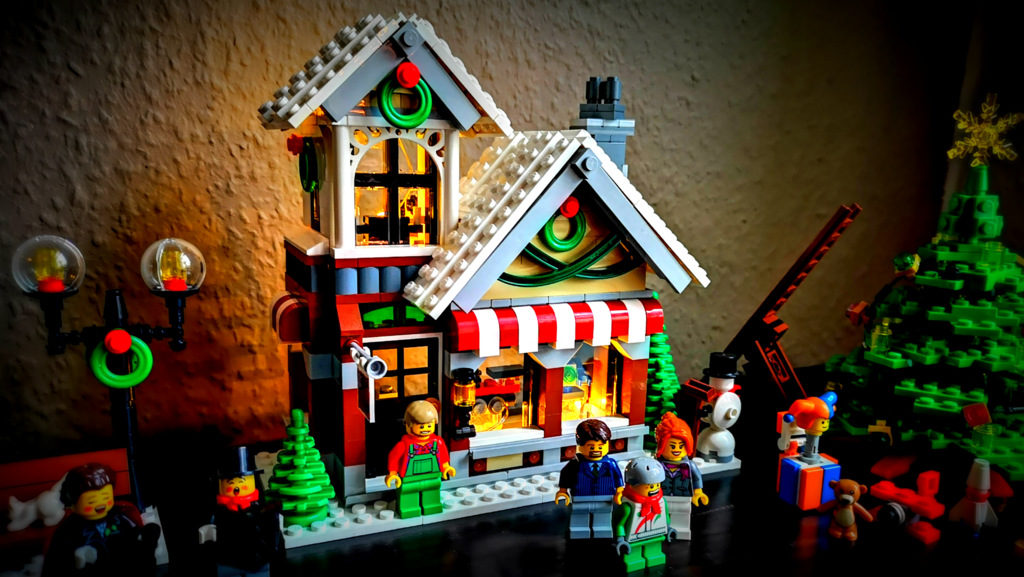 10249 LEGO Review Weihnachten Beleuchtung DIY