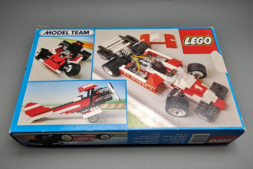 LEGO 5540 Model Team Racer Box Rückseite
