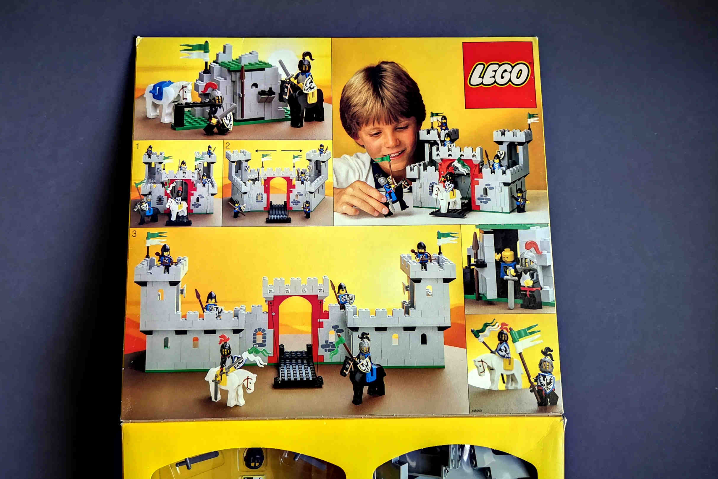 LEGO 6073 Box Innenseite Klapp Deckel
