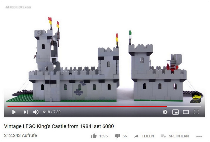 Vergleich LEGO Burg 6073 und LEGO Burg 6080