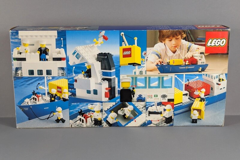 Rückseite der seltenen Box von Lego-Set 4030.