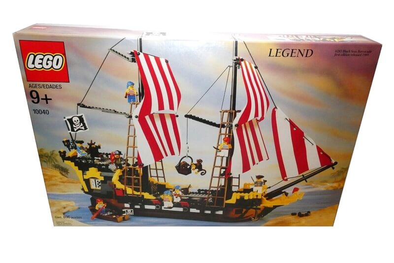 Die legendäre Neuauflage des ersten Piratenschiffs von Lego im Jahr 2002.