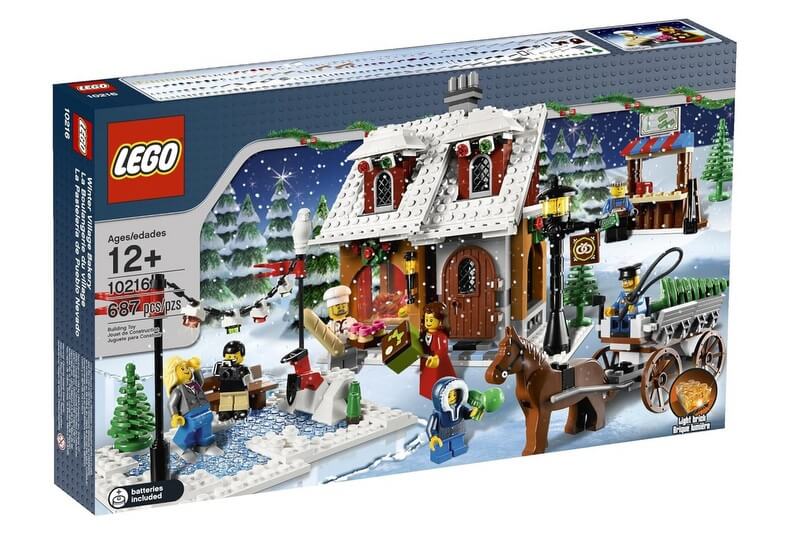 Die seltene Box von Lego Weihnachtsset 10216.