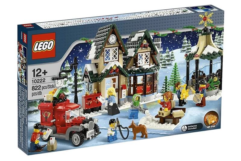 Die seltene OVP von Weihnachts-Baukasten Lego 10222.