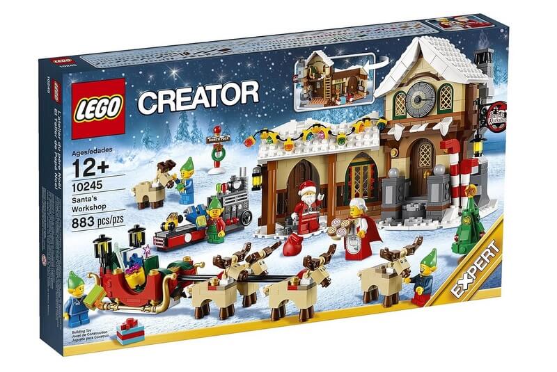 Lego-Weihnachtsset 10245 mit dem Namen Santas Werkstatt in der begehrten OVP.