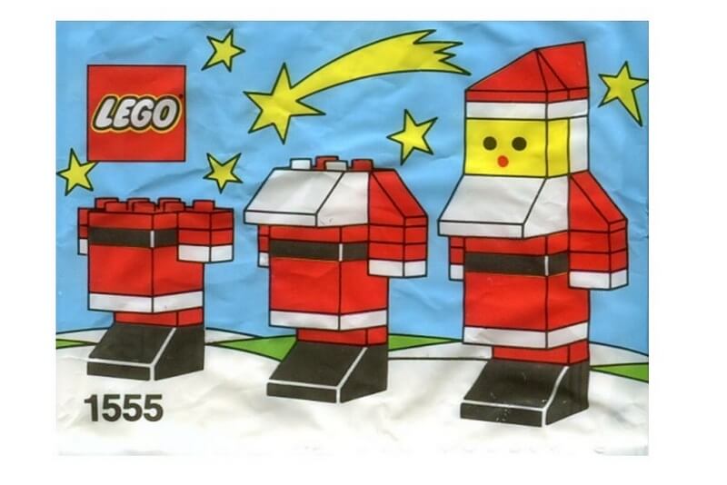 Lego 1555 Weihnachtsmann Polybag.