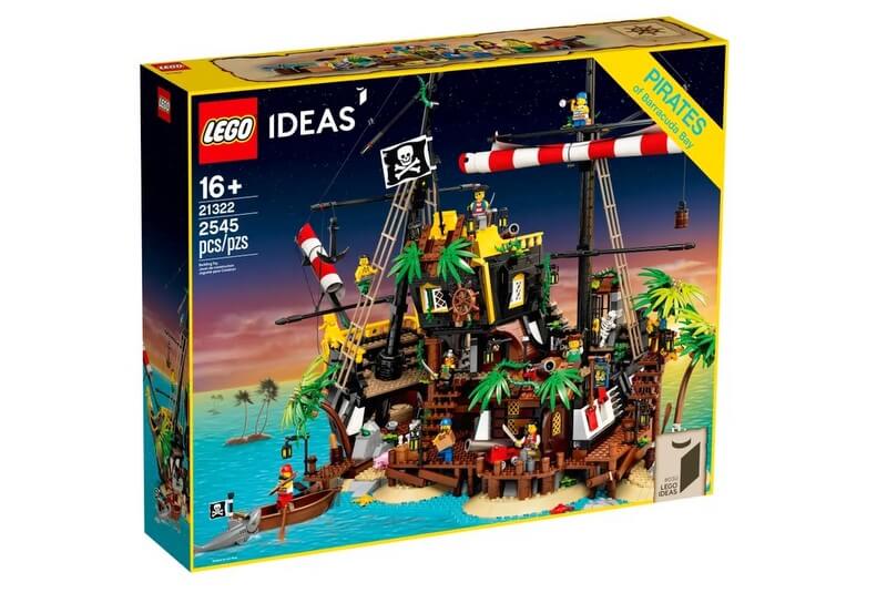 Piraten-Baukasten von 2020 mit dem man ein Lego-Piratenschiff bauen konnte.