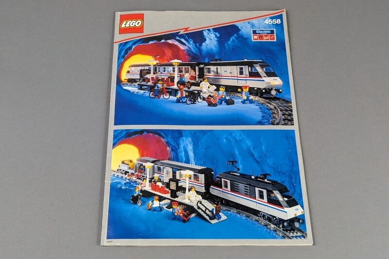 Das Cover der Bauanleitung vom Metroliner-Zug.