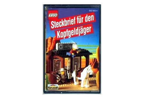 Cover der Lego-Hörspielkassette "Steckbrief für den Kopfgeldjäger".