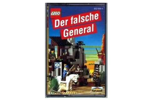 Das Cover der Hörspielkassette "Der falsche General" von Lego.