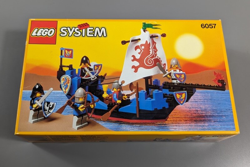 Lego Set 6057 mit der Box.