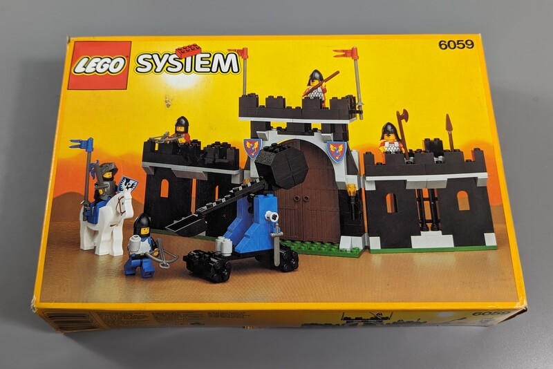 Lego-Burgtor mit der Setnummer 6059.