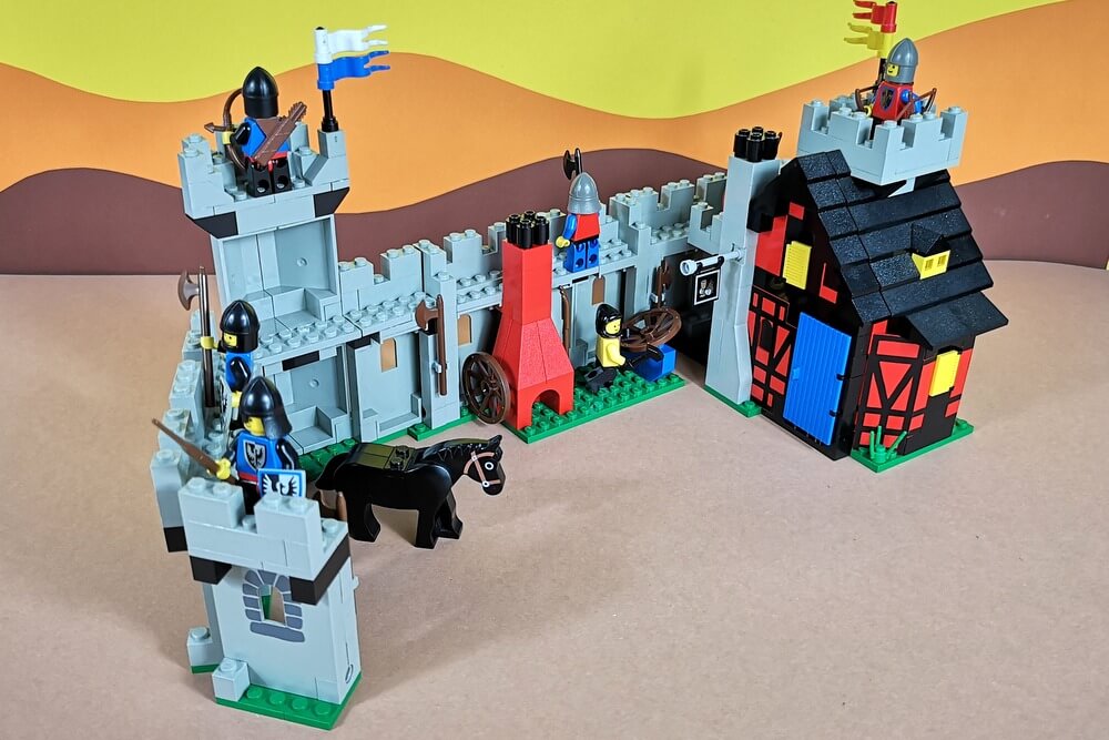 Eine tolle Spielwelt aus drei klassischen Lego-Rittersets.