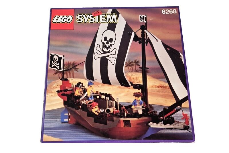 Piratenschiff von Lego mit der Setnummer 6268 aus dem Jahr 1993.