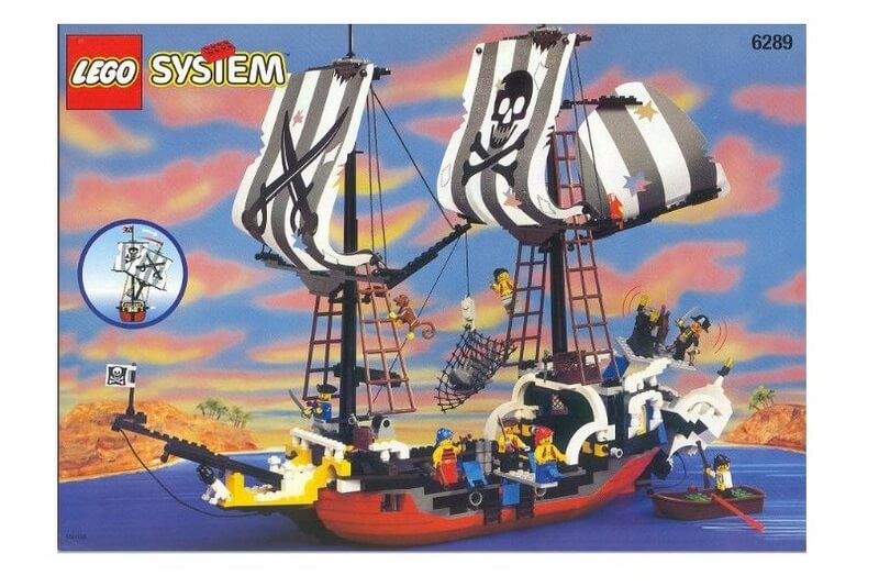 Großes Piratenschiff von Lego aus dem Jahr 1996.
