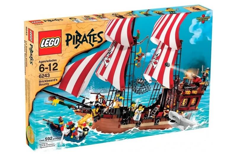 Das große Piratenschiff von Lego aus dem Jahr 2009.