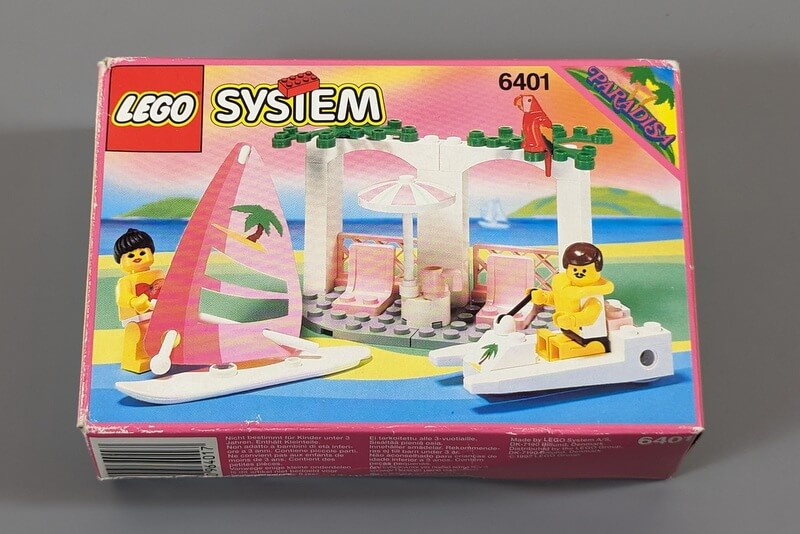 Lego-Set 6401 aus der Paradisa-Reihe im seltenen Original-Karton.
