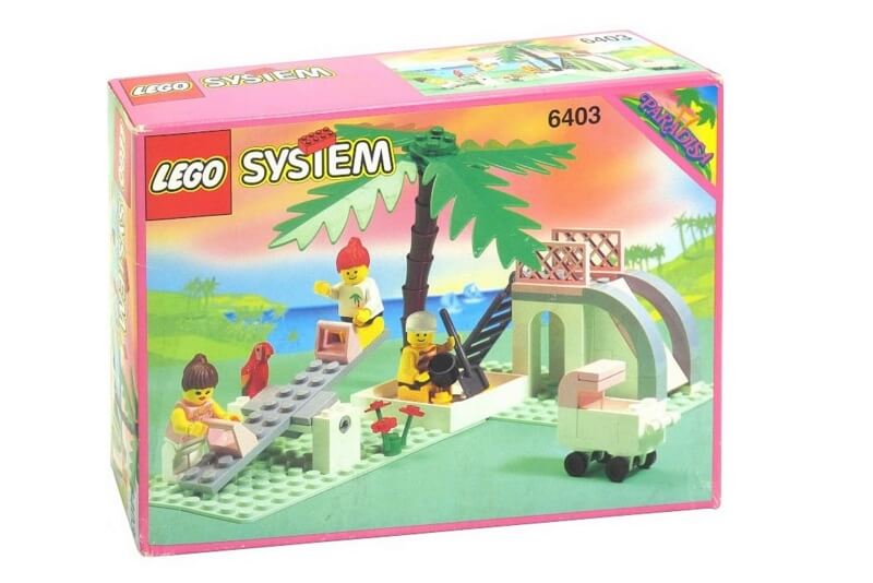 Lego-Set 6403 in seiner seltenen Originalverpackung.