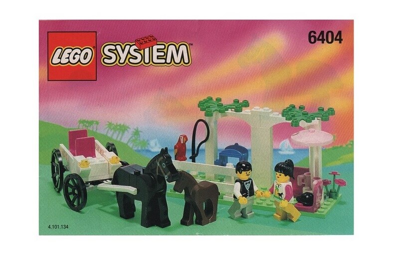 Lego-Set 6404 mit dem seltenen kleinen Pony.