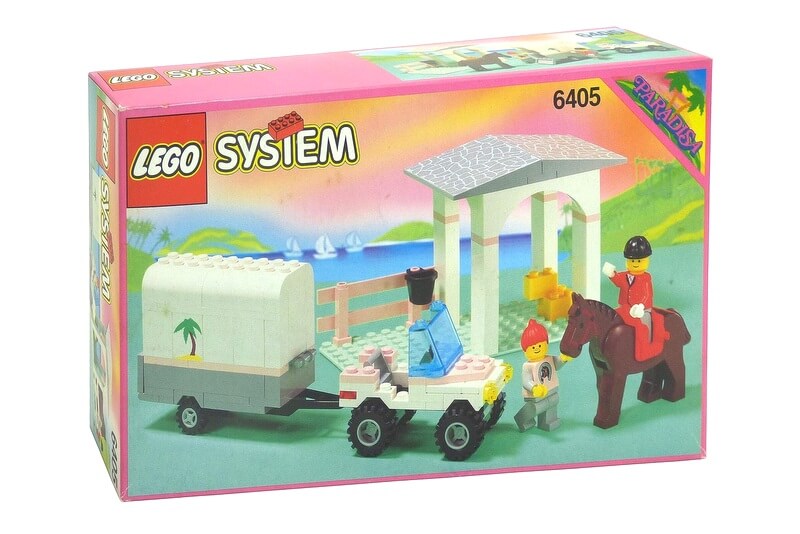 Die seltene Originalbox von Lego-Set 6405.