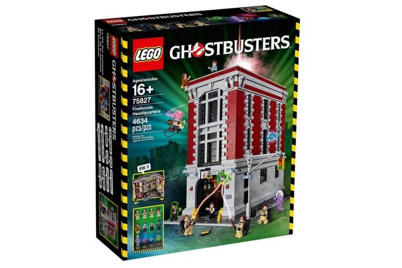 Das Hauptquartier der Ghostbusters aus Lego-Steinen mit der Setnummer 75827.