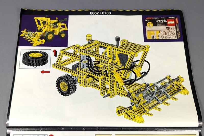 Die Bauanleitung zeigt, wie man das Modell mit Lego-Technic-Teilen motorisieren kann.