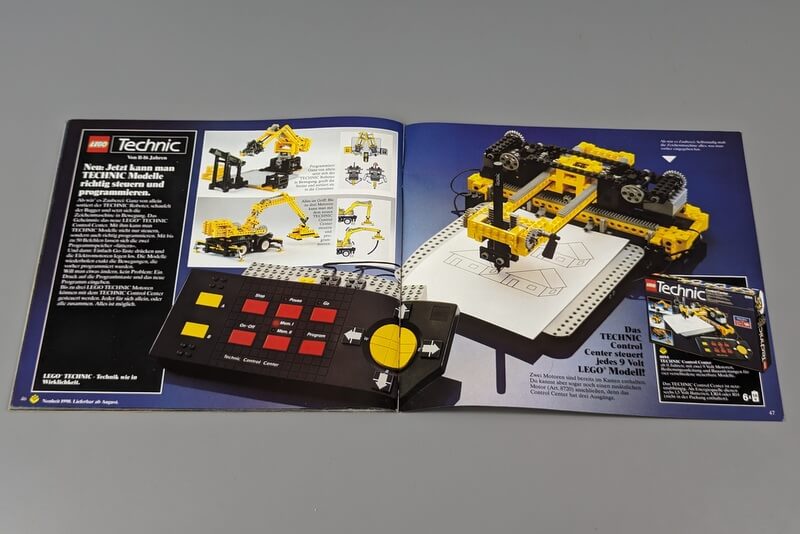 Das weltberühmte Technic-Control-Center 1 von Lego, das 1990 das erste programmierbare Lego-Set war.